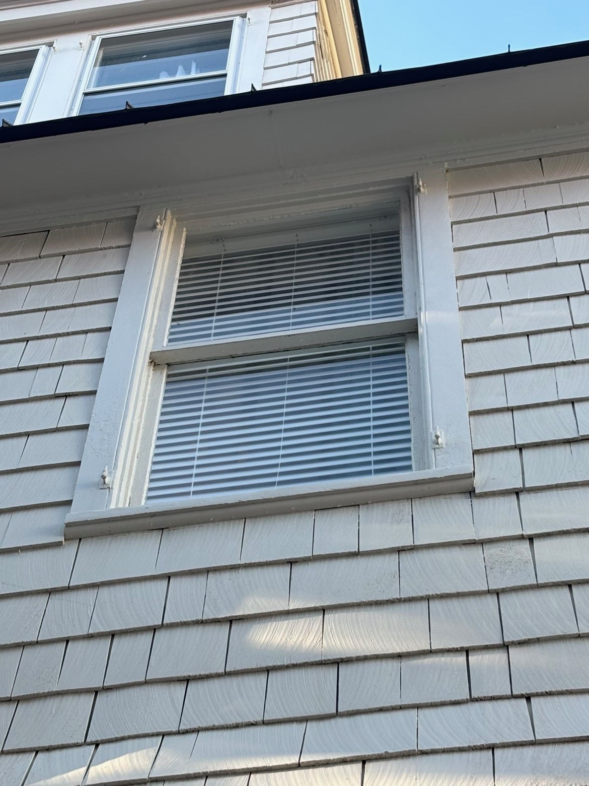 Exterior siding cleaned.