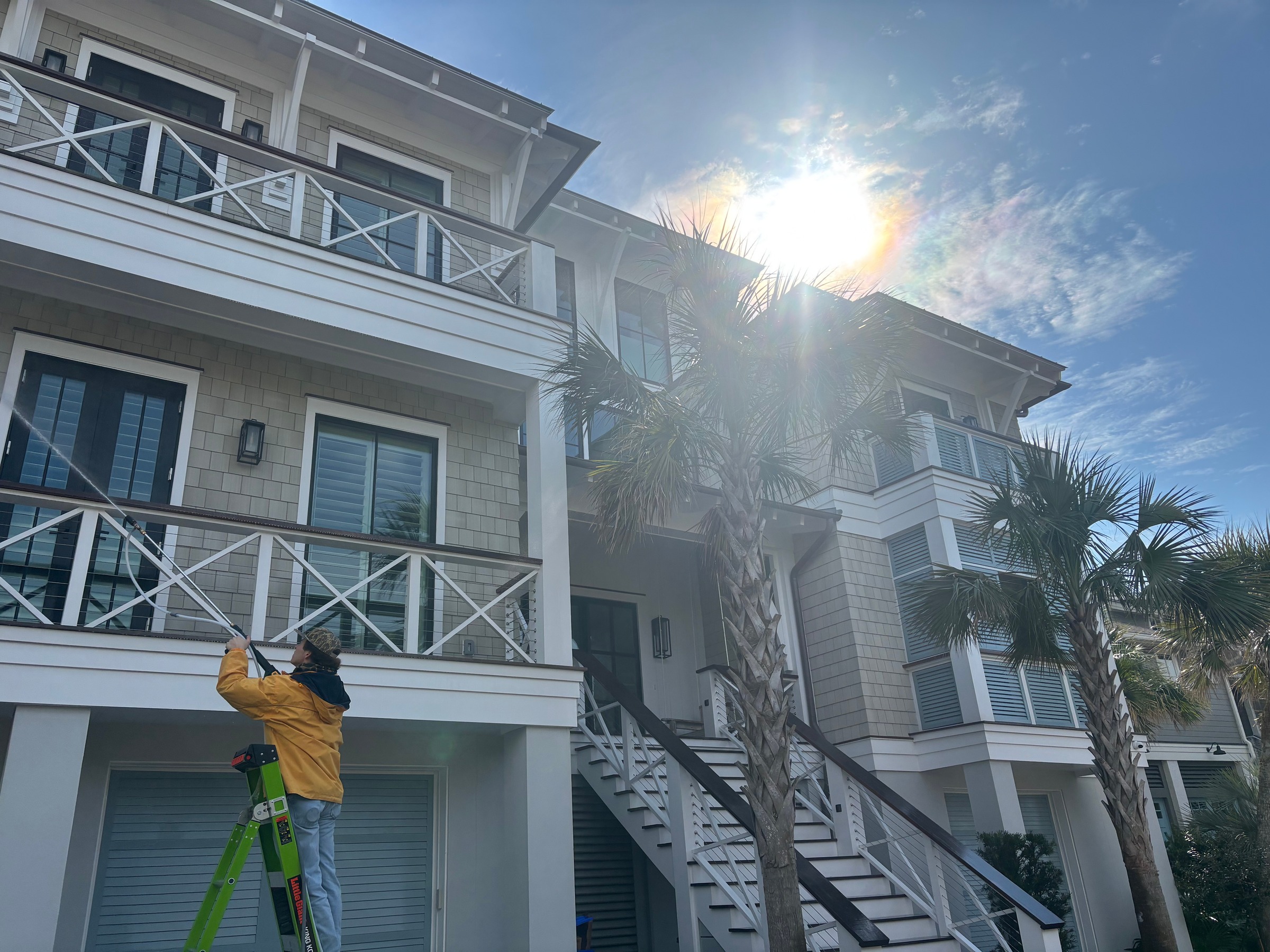 Commercial pressure washing in Charleston SC